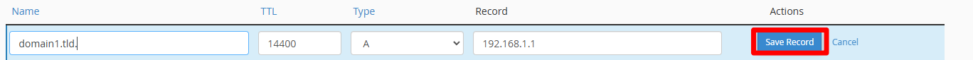 Edit Records